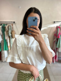 Blouse Courte Blanc - Ivy