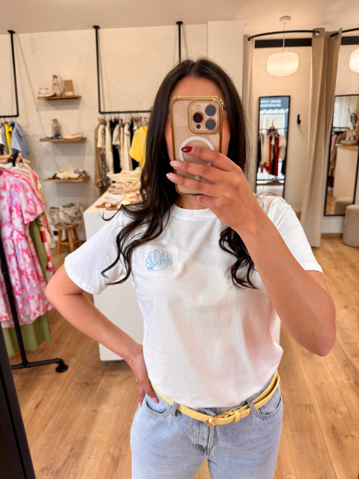 Tee shirt blanc - Coquillage