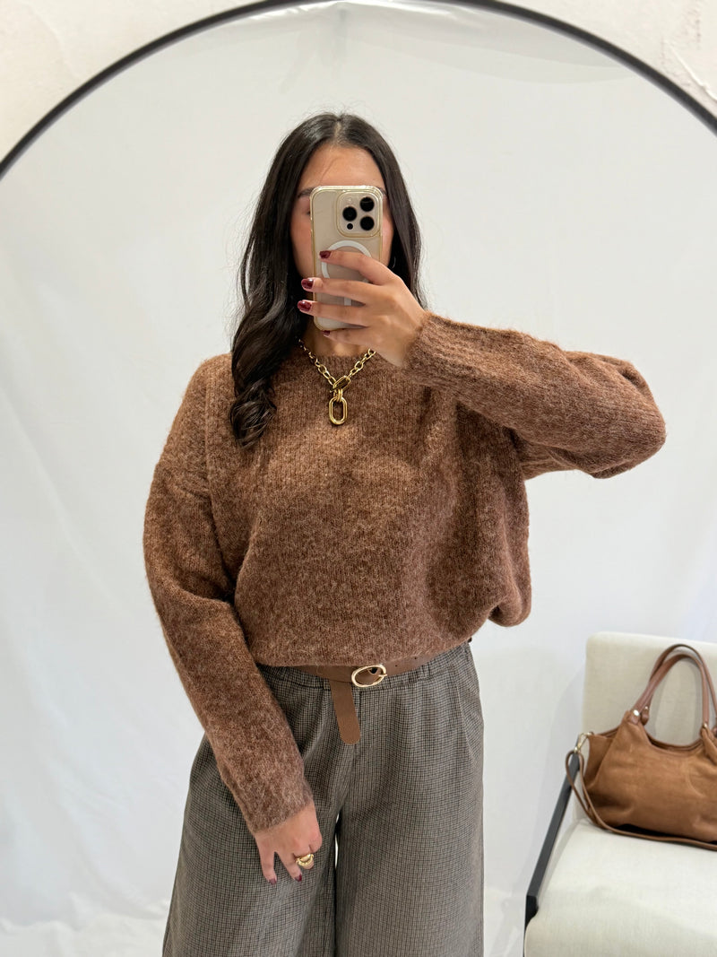 Pull camel foncé - Jen