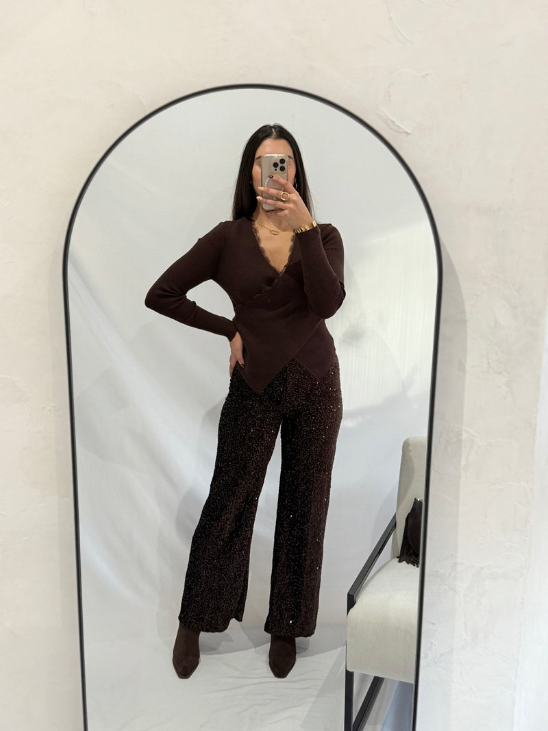 Pantalon choco - Sabrina