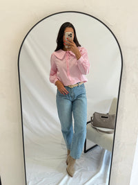 Blouse rayure rose - Rosie