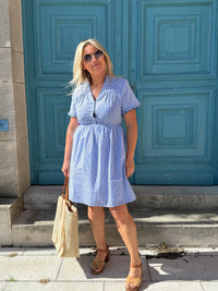 Robe courte bleu - Opia