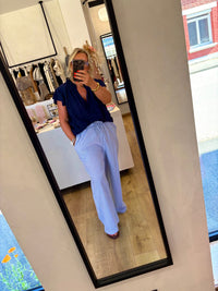 Pantalon rayure bleu - Nino