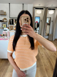 Haut orange - Helena