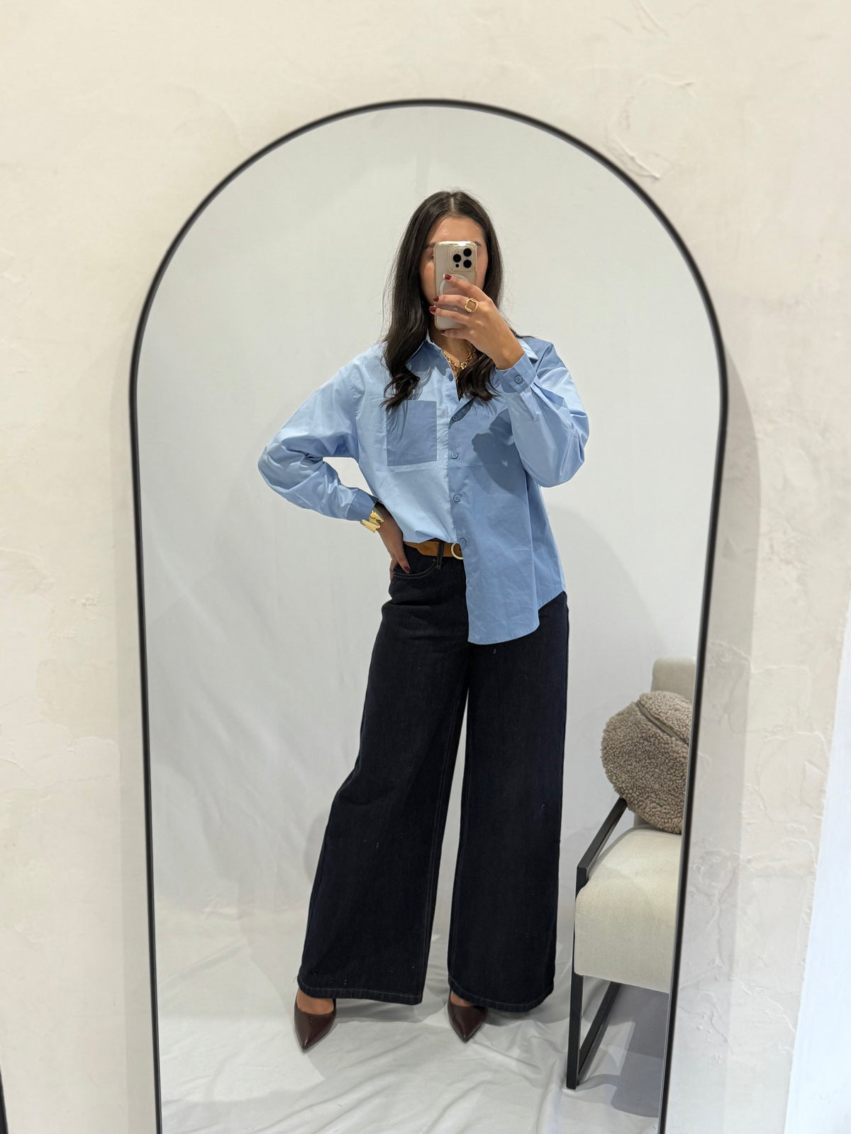 Chemise bleu - Louisa