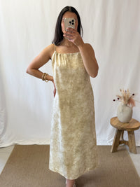 Robe longue beige- Lona