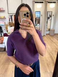 Pull alpaga prune - Emma
