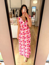 Robe longue fushia - Lola