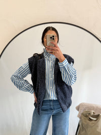 Chemise rayure bleu - Aby