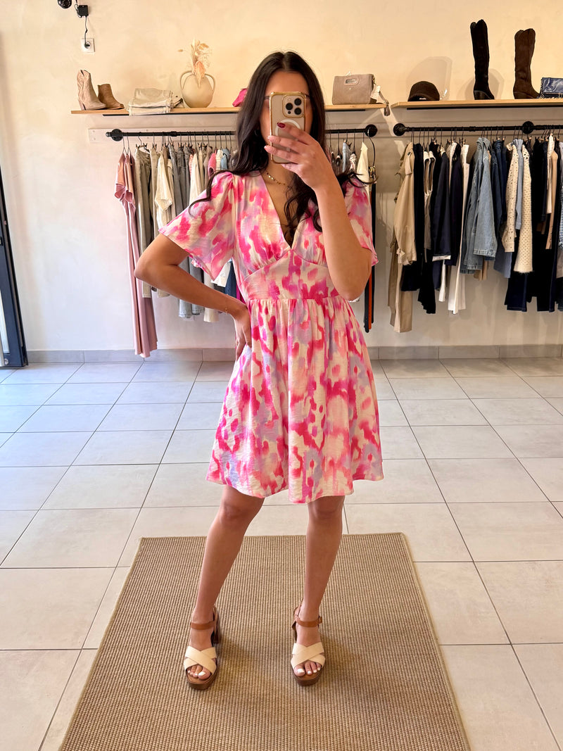 Robe motifs rose-Nathan