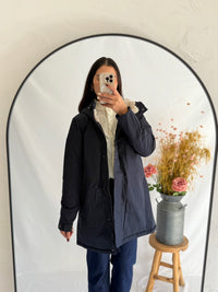 Parka marine fourre - Astrid