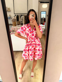 Robe fushia motifs - Olis