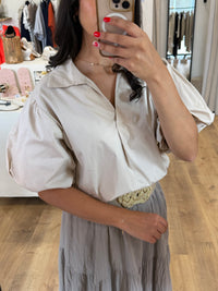 Blouse beige - Agatha