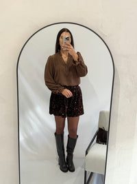 Blouse café- Astrid