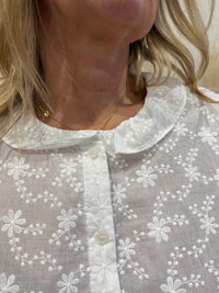 Blouse broderie blanc GT - Milo