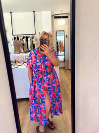 Robe Motifs Bleu GT - Hugo