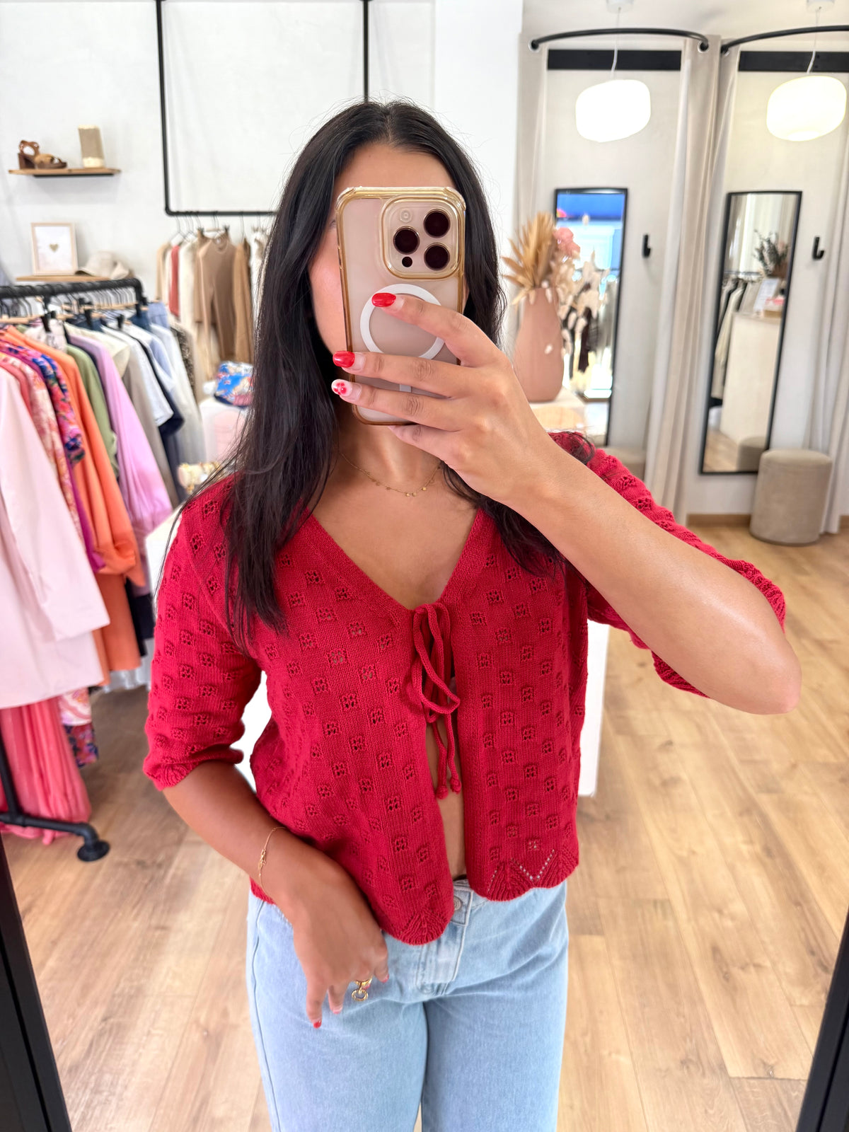 Haut rouge - marina