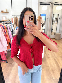 Haut rouge - marina