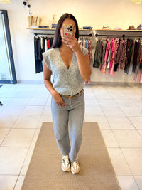 Gilet gris - Alma