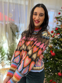 Pull motifs fushia - Hillis