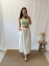 Jupe broderie blanc - Minus