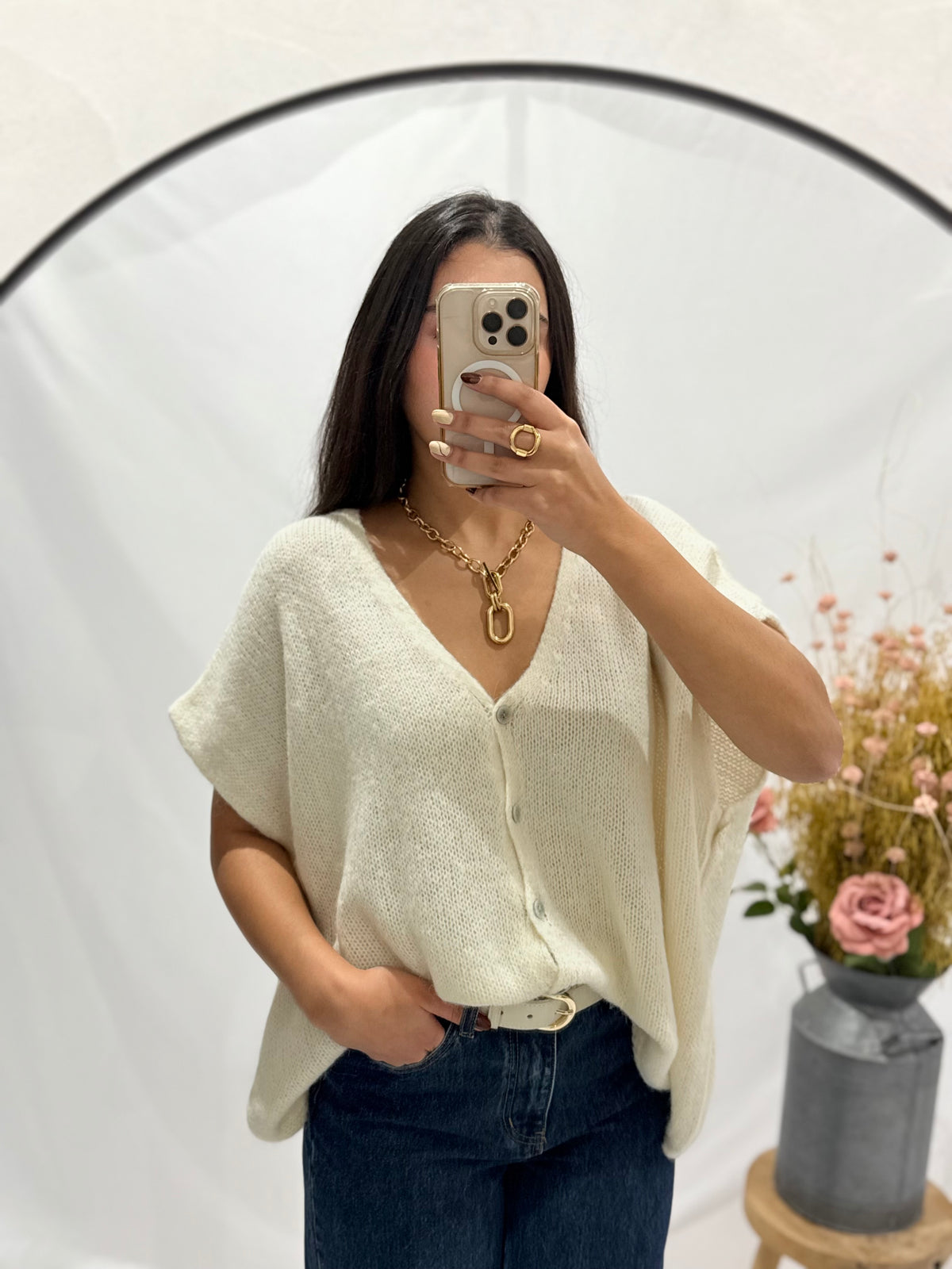 Gilet beige - Josepa