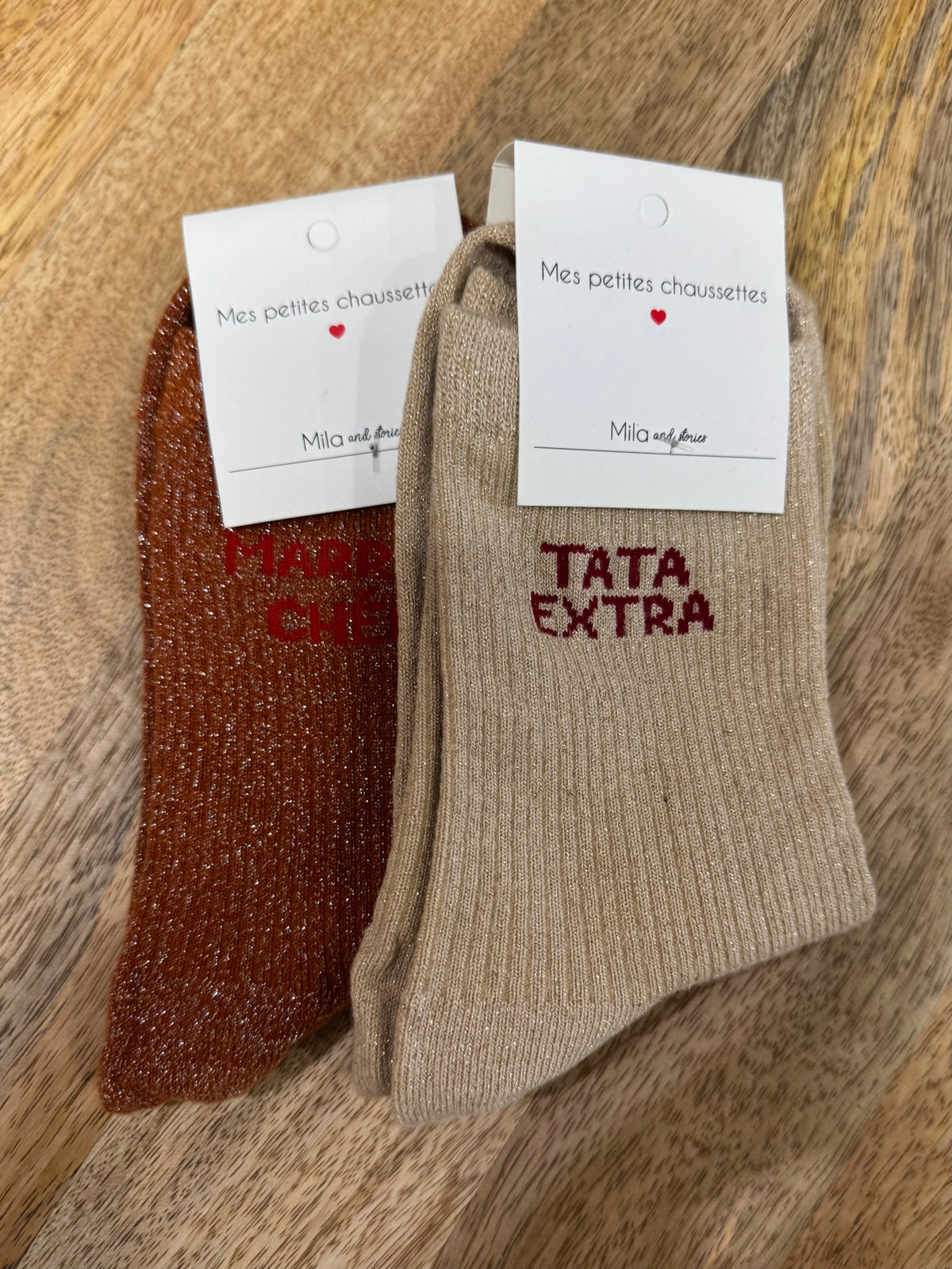 Chaussette - paillettes