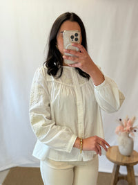 Blouse broderie - Nazia