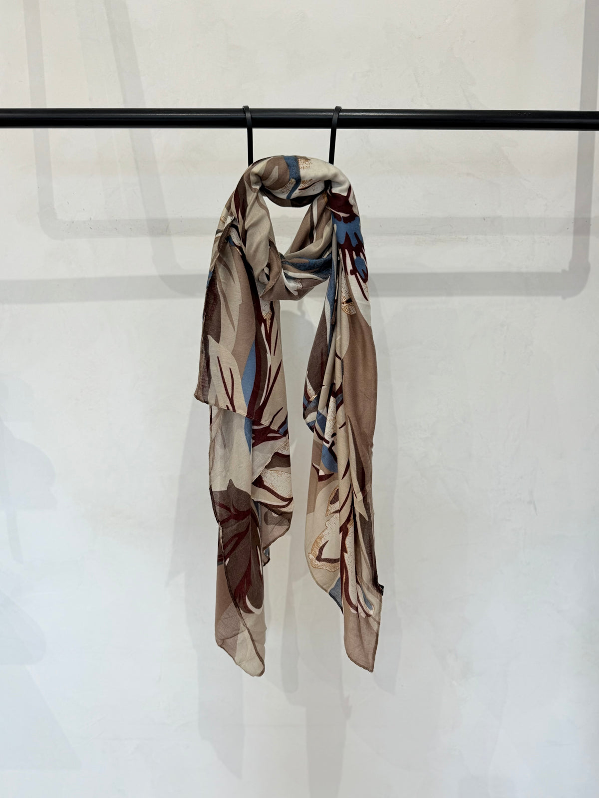 Écharpe motif bleu - Elodie