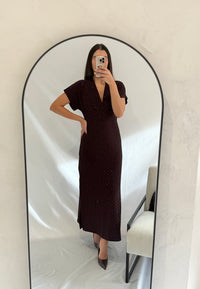 Robe choco paillettes - Aude