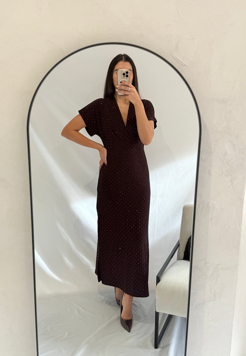 Robe choco paillettes - Aude