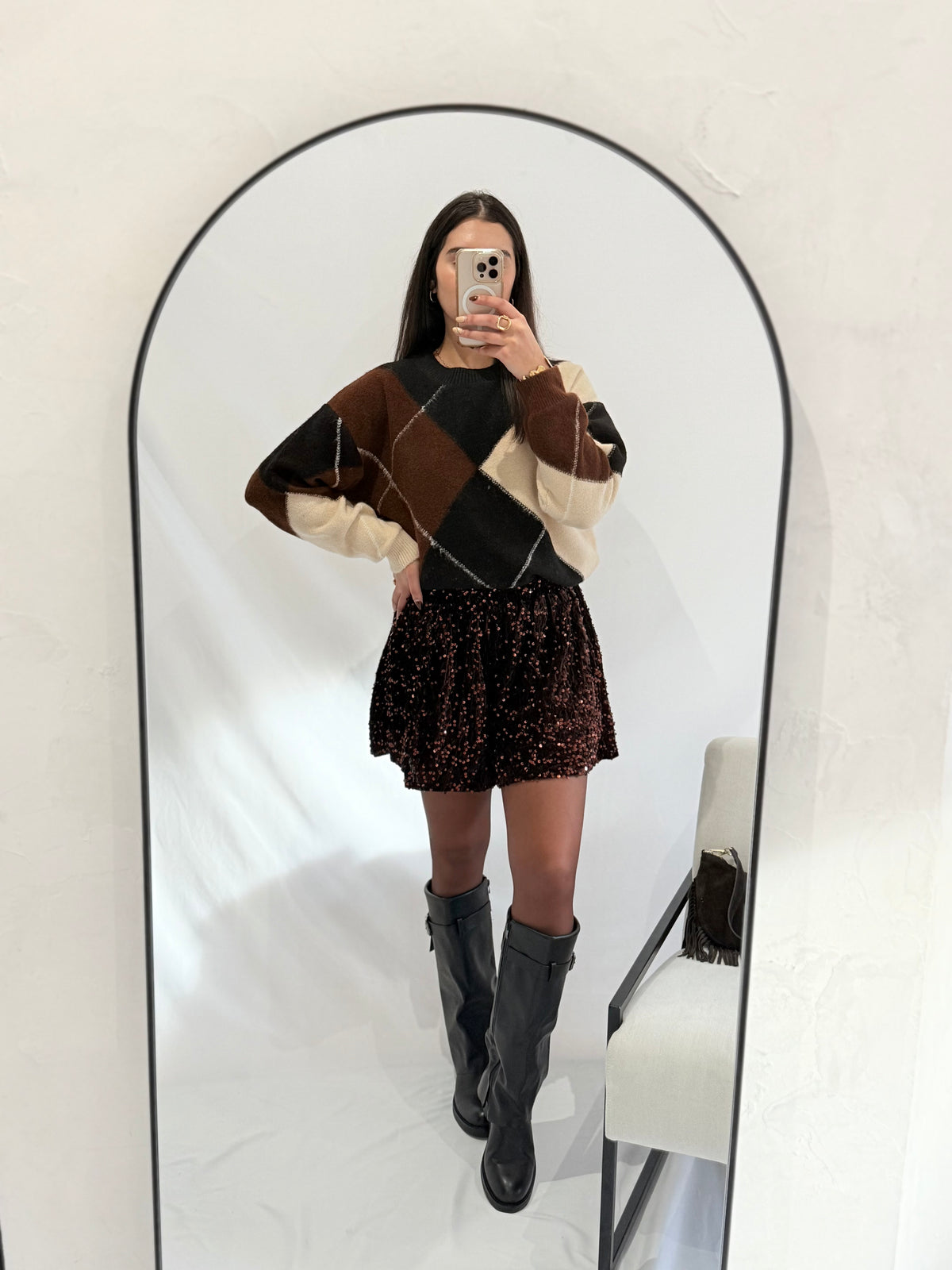 Short sequins café - Ines