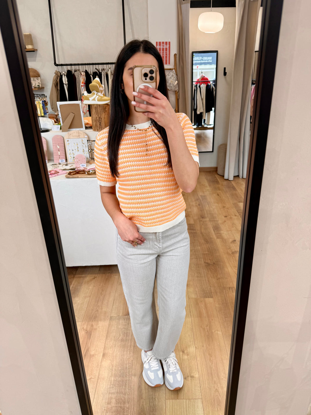 Haut orange - Helena