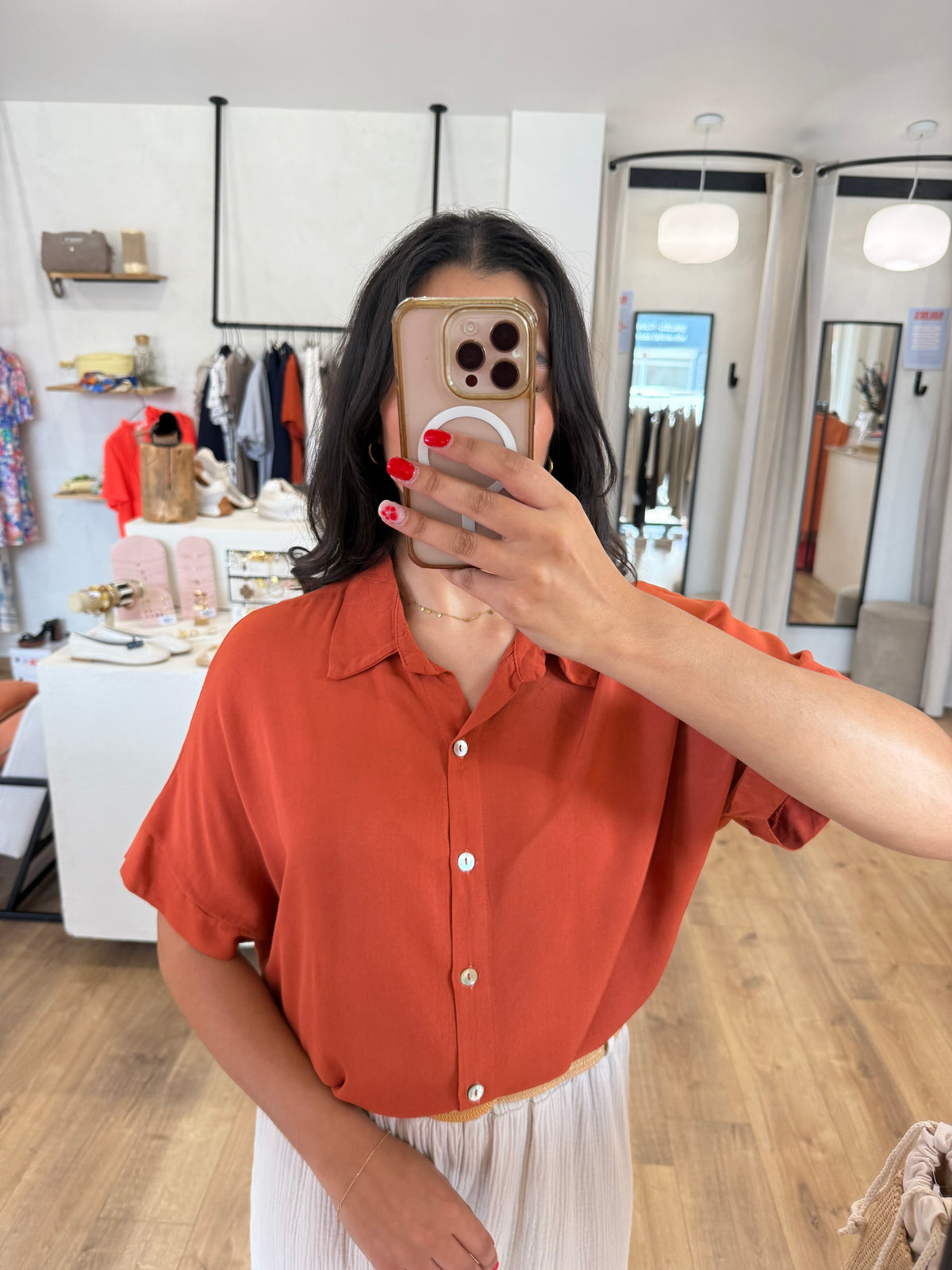 Blouse brique - urina
