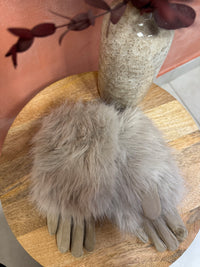 Gant fourrure / daim - Lola