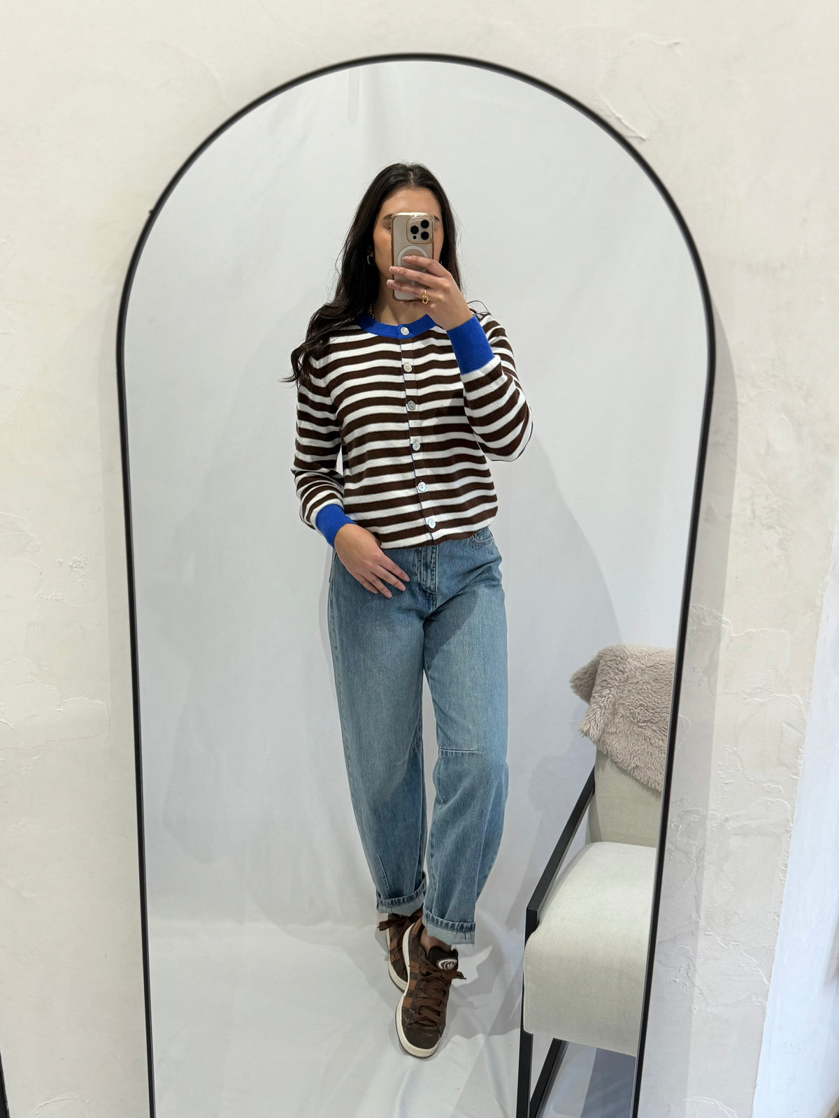 Haut rayure choco - Vic