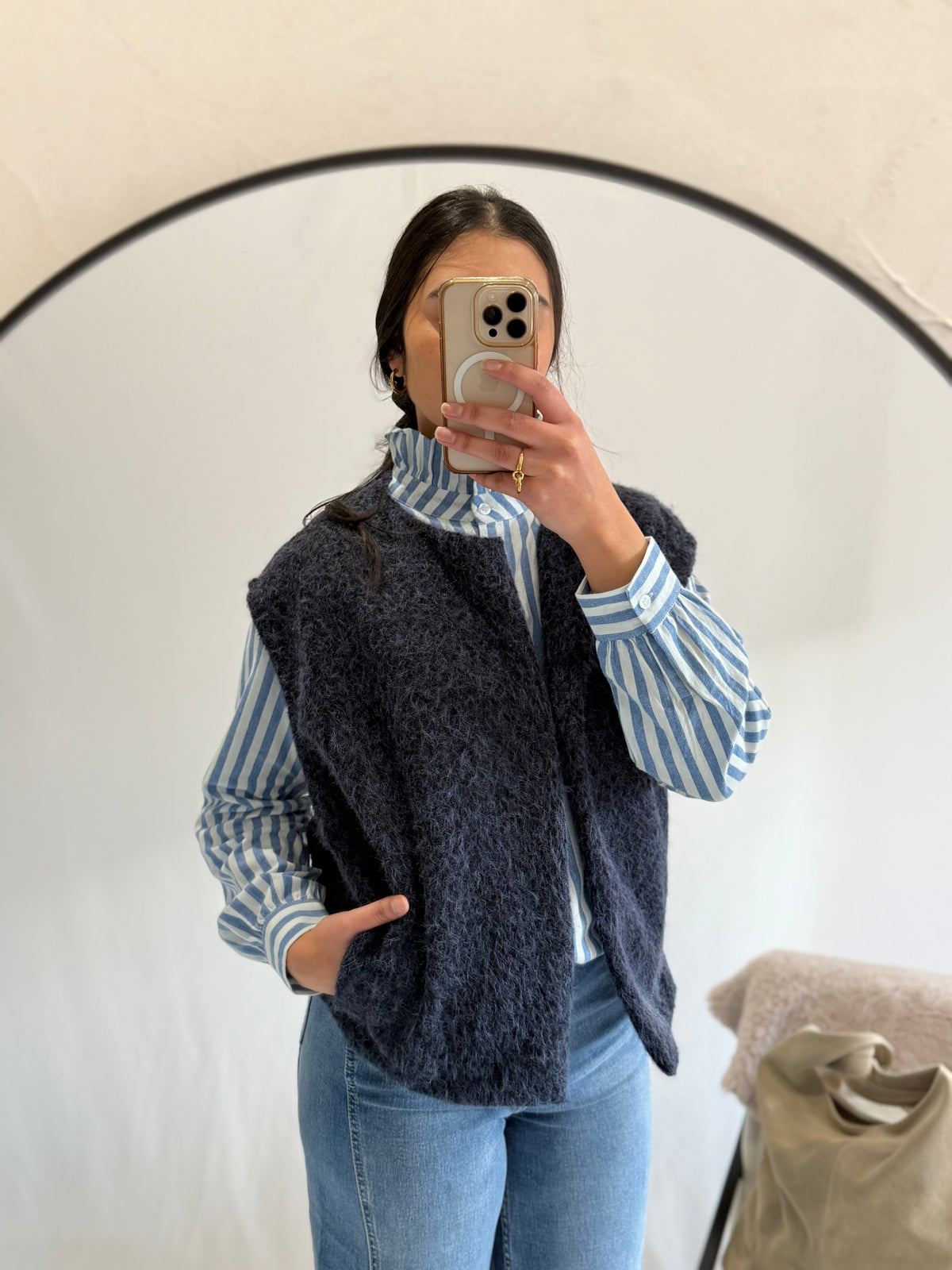 Gilet marine - ASTHER