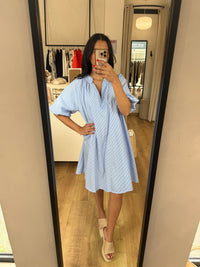 Robe bleu - rayure