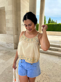 Top beige motifs - Hugo