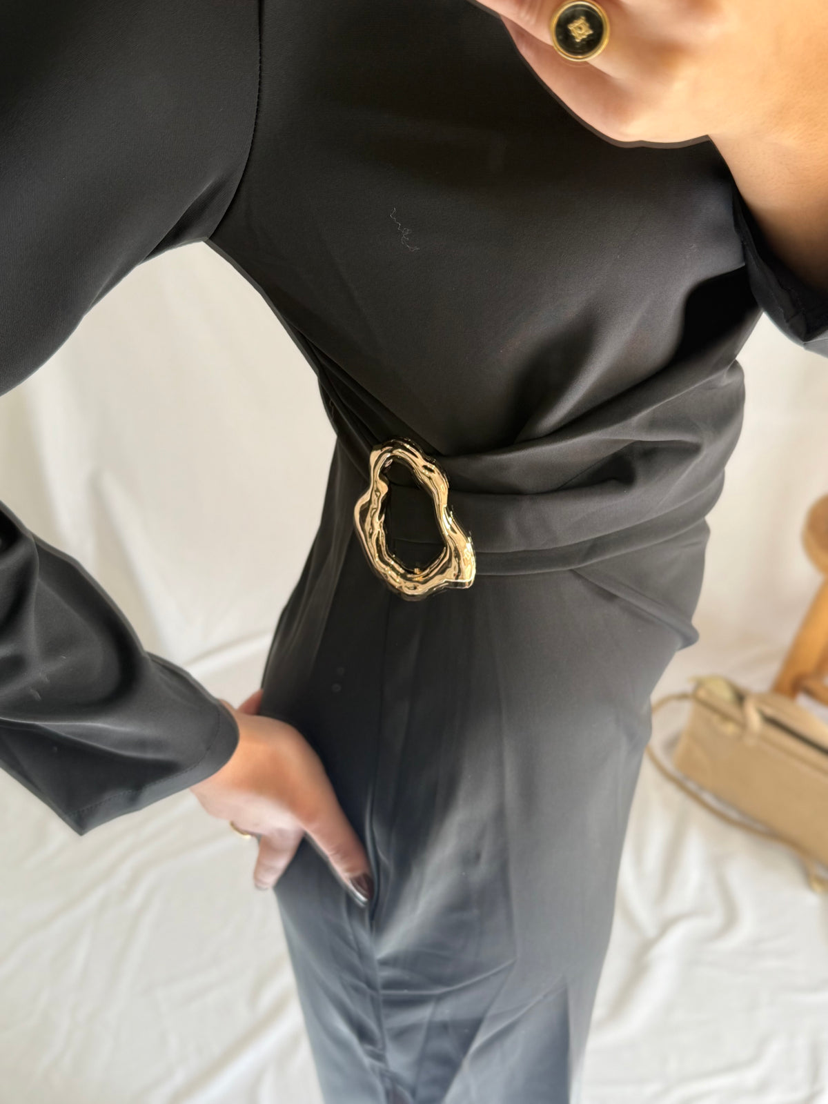 Robe long noir - Romy