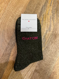 Chaussette - chaton
