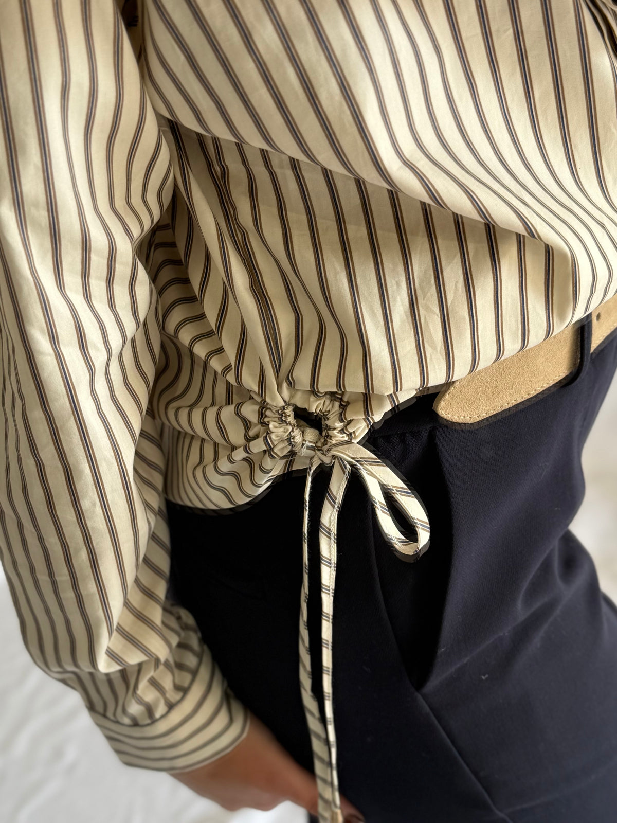 Chemise rayure choco - Nadège