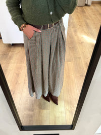 Pantalon vichy kaki - Nael