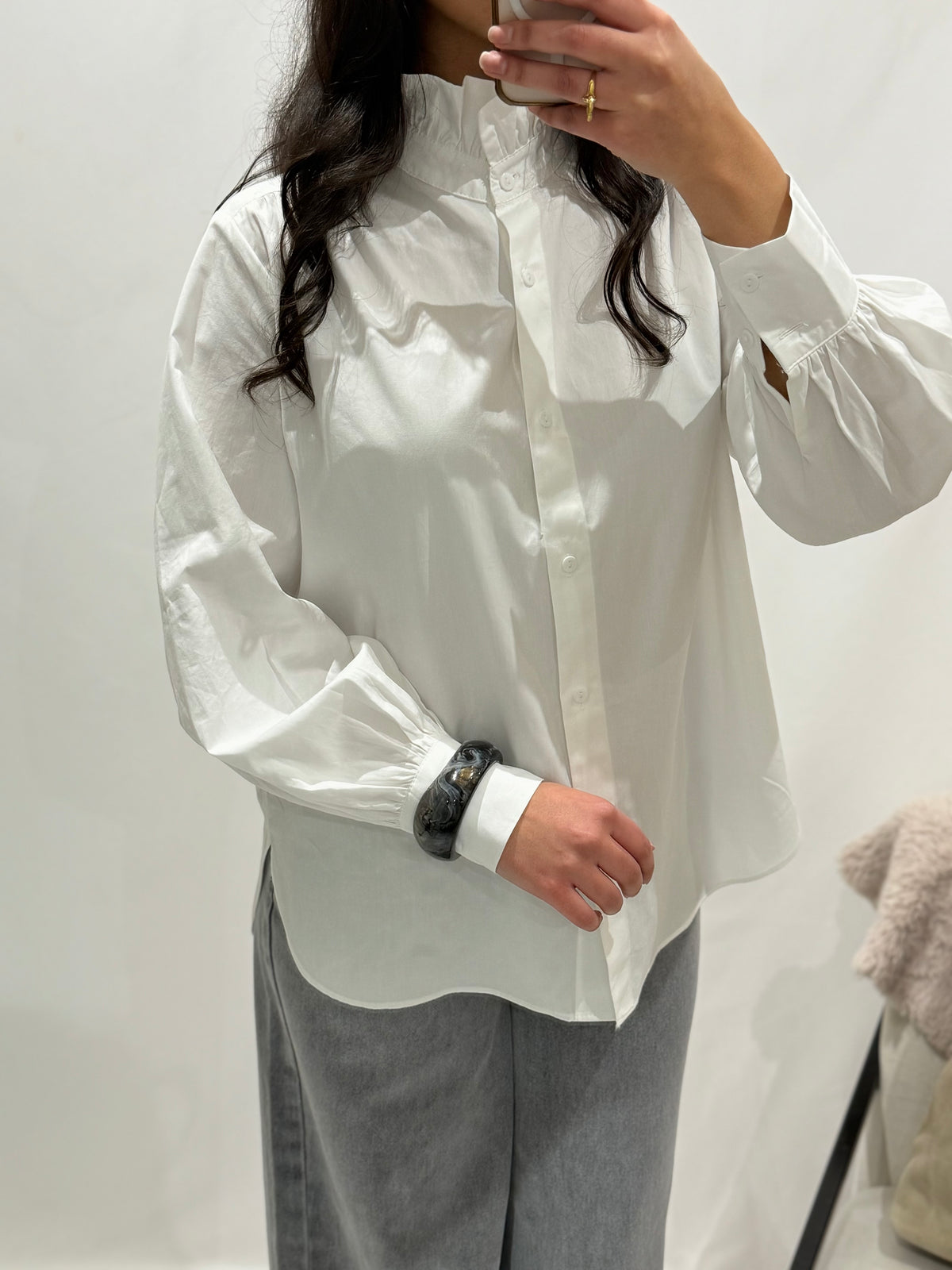 Blouse blanc - Ambre