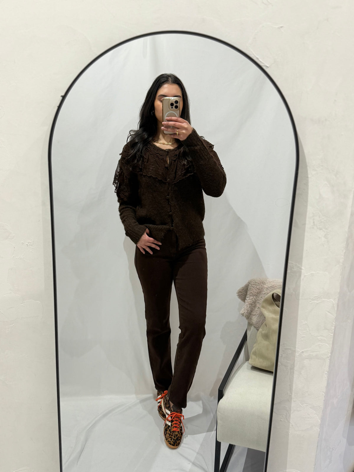 Jean mom fit choco - Lea