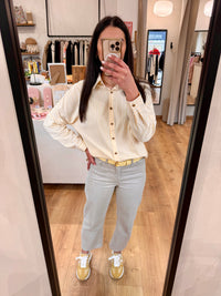 Blouse rayure jaune - Lisa