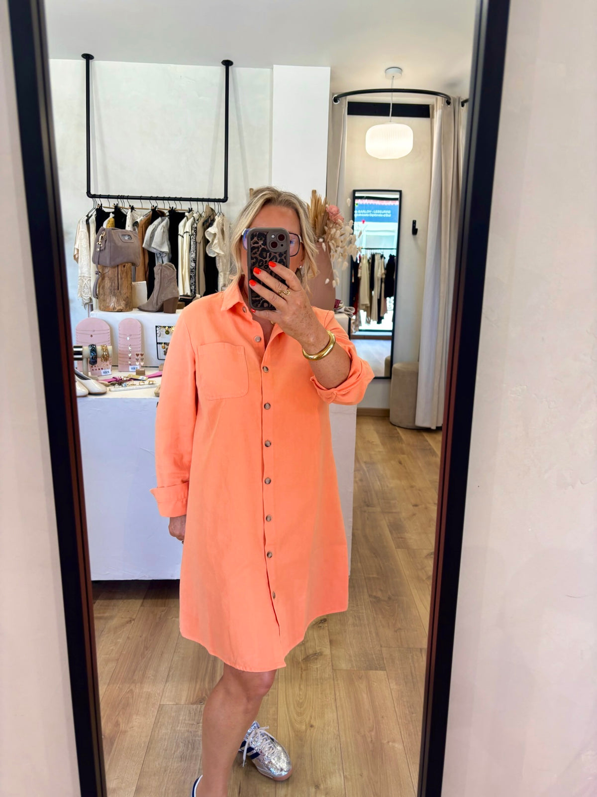 Robe orange gt - Elisa
