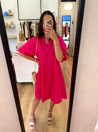 Robe courte fushia - Agatha