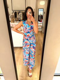 Combinaison motifs bleu - Aria
