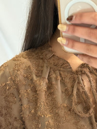 Robe plumetis choco - Camilia